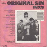 INXS ‎– Original Sin (45 RPM) 1983 Germany