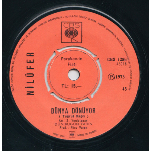 Nilüfer – Dünya Dönüyor / Neden (7", 45 RPM) Nilüfer – Dünya Dönüyor / Neden (7", 45 RPM)
