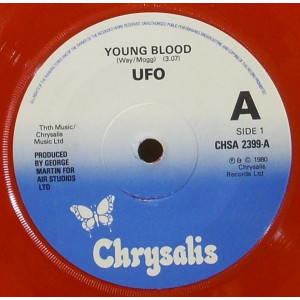 UFO – Young Blood (7", 45 RPM) 1980 UK