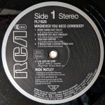 Rick Astley – Whenever You Need Somebody (LP) 1987 Europe