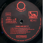 Whitesnake – Come An' Get It [ LP, Album ] 1981 Germany  1 C 064-83 134