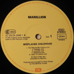 Marillion – Misplaced Childhood [ LP, Album ] 1985 Europe
