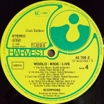 Scorpions – World Wide Live [ 2 x LP, Album ] 1985 Germany 