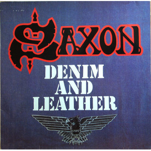 Saxon – Denim And Leather [ LP, Album ] 1981 Germany