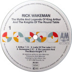 Rick Wakeman – The Myths And Legends Of King Arthur And The Knights Of The Round Table [ LP, Album ] 1986 Germany