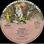 Genesis – Trespass (LP, Album) 1972 Germany