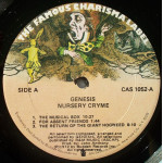 Genesis – Nursery Cryme (LP, Album) 1975 USA