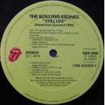 Rolling Stones – Still Life | American Concert 1981 [ LP, Album ] 1988 Europe
