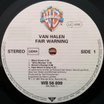 Van Halen – Fair Warning [ LP, Album ] 1981 Germany