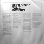 Various – Rock Begins Vol.Il 1957-1960 (2 LP) 1972 Germany