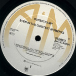 Supertramp – Even In The Quietest Moments... (LP) 1977 Europe