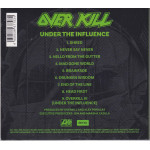 Overkill – Under The Influence (CD, Album) 2024 Europe | SIFIR