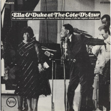 Ella Fitzgerald / Duke Ellington – Ella & Duke At The Côte D'Azur (2 X LP) Dönem Amerika