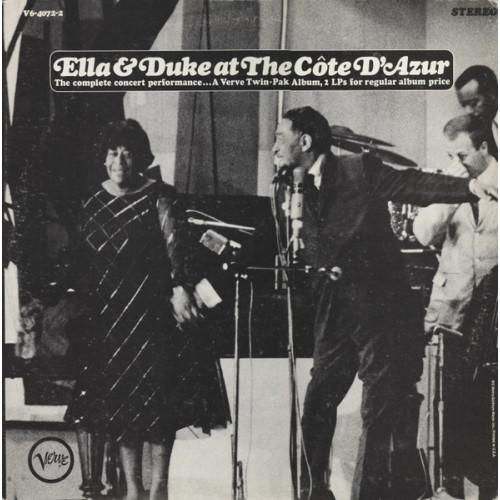Ella Fitzgerald / Duke Ellington – Ella & Duke At The Côte D'Azur (2 X LP) Dönem Amerika