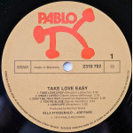 Ella Fitzgerald - Joe Pass – Take Love Easy (LP)