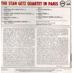 Stan Getz Quartet – Stan Getz Quartet In Paris (LP) 1982 France