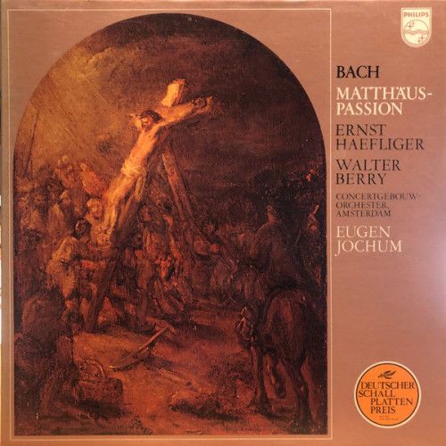 Bach - Ernst Haefliger, Walter Berry, Concertgebouw-Orchester, Amsterdam, Eugen Jochum – Matthaus-Passion (4 LP) Bach - Ernst Haefliger, Walter Berry, Concertgebouw-Orchester, Amsterdam, Eugen Jochum – Matthaus-Passion (4 LP)