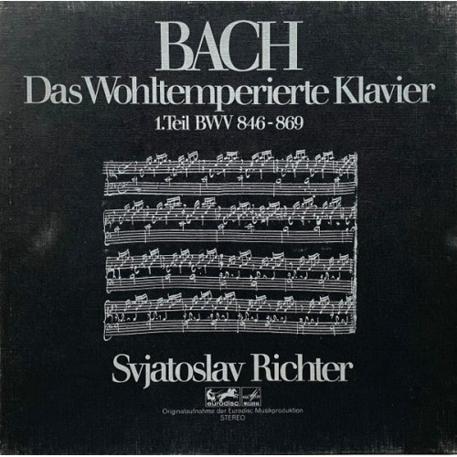 Bach, Svjatoslav Richter – Das Wohltemperierte Klavier 1. Teil BWV 846-869 (2 LP Box Set) 1970 Germany