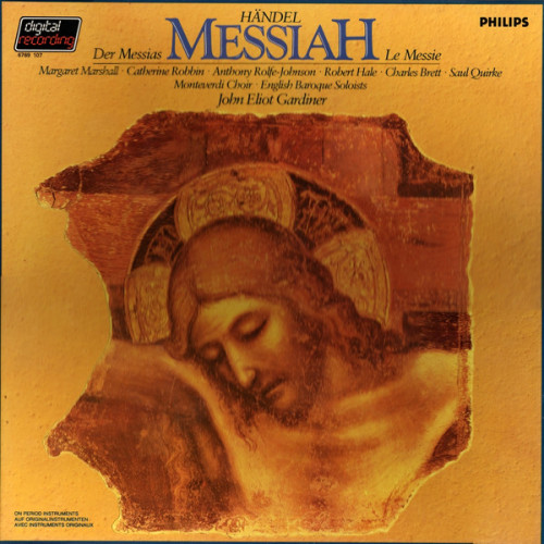 Monteverdi Choir, English Baroque Soloists Conducted By John Eliot Gardiner, Handel – Messiah (3 LP) 1983 Europe Monteverdi Choir, English Baroque Soloists Conducted By John Eliot Gardiner, Handel – Messiah (3 LP) 1983 Europe