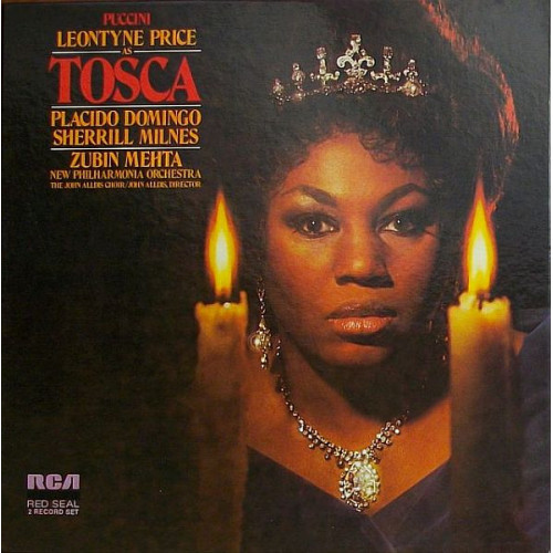 Puccini, Leontyne Price, Placido Domingo, Sherrill Milnes, New Philharmonia Orchestra, Zubin Mehta – Tosca (2 LP) 1973 Germany Puccini, Leontyne Price, Placido Domingo, Sherrill Milnes, New Philharmonia Orchestra, Zubin Mehta – Tosca (2 LP) 1973 Germany