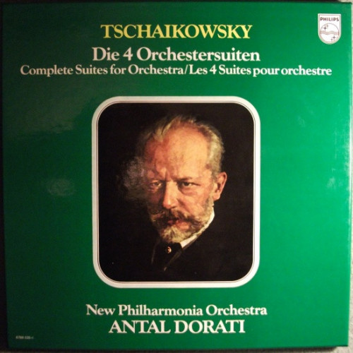 Tschaikowsky, New Philharmonia Orchestra, Antal Dorati – Die 4 Orchestersuiten (3 LP) 1978 Europe Tschaikowsky, New Philharmonia Orchestra, Antal Dorati – Die 4 Orchestersuiten (3 LP) 1978 Europe