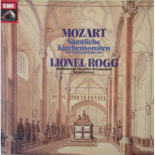 Wolfgang Amadeus Mozart, Lionel Rogg, Orchestre De Chambre De Lausanne, Arpad Gerecz – Samtliche Kirchensonaten Fur Orgel Und Orchester (2 LP) Wolfgang Amadeus Mozart, Lionel Rogg, Orchestre De Chambre De Lausanne, Arpad Gerecz – Samtliche Kirchensonaten Fur Orgel Und Orchester (2 LP)