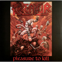 Kreator - Pleasure To Kill (LP, Embossed Cover With Splatter Vinyl) 2023 Avrupa, SIFIR Kreator - Pleasure To Kill (LP, Embossed Cover With Splatter Vinyl) 2023 Avrupa, SIFIR