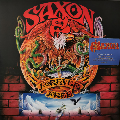 Saxon – Forever Free (Red Coloured, LP) 2016 UK SIFIR