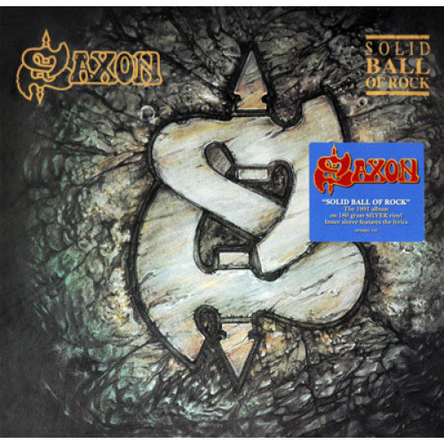 Saxon – Solid Ball Of Rock (Silver Coloured, LP) 2016 UK SIFIR