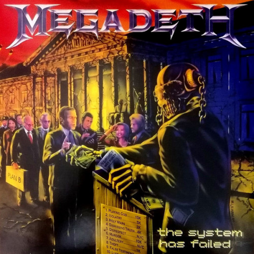 Megadeth – The System Has Failed (LP, Remastered) 2019 Avrupa, SIFIR