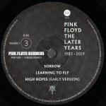 Pink Floyd – The Later Years 1987-2019 (2 x LP, Compilation) 2019 Europe, SIFIR