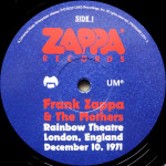 Frank Zappa & The Mothers – Rainbow Theatre London, England December 10, 1971 (3 x LP ) 2022 EU, SIFIR