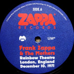 Frank Zappa & The Mothers – Rainbow Theatre London, England December 10, 1971 (3 x LP ) 2022 EU, SIFIR