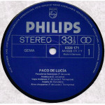 Paco De Lucia – Paco De Lucia (LP) 1985 Germany
